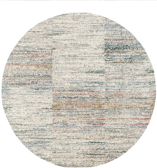 OCI DIE TEPPICHMARKE Teppich »NEW VILLA LINES«, rund, 20 mm Höhe, moderne melierte Farben, Vintage Look, Wohnzimmer