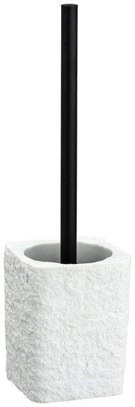 Wenko - WC-Garnitur Villata Weiss, WC-Bürstenhalter