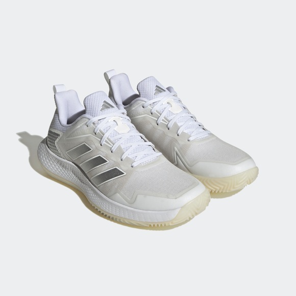 adidas Defiant Speed Sandplatzschuh Damen - Weiß, Silber