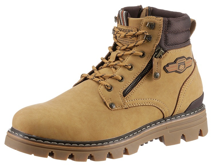 Dockers by Gerli Schnürboots, mit Zierreissverschluss aussen