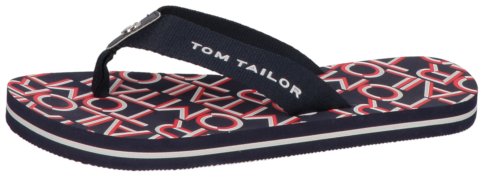 TOM TAILOR Zehentrenner, mit logobedruckter Decksohle