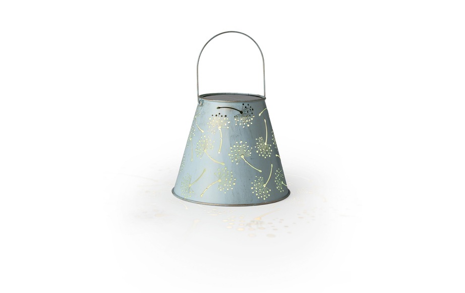STT - Solarleuchte SOLAR LIGHT - Metall - türkis - 21 cm