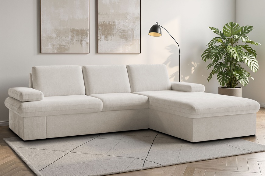 sit&more Ecksofa »Moreno«, mit Armteilverstellung,wahlweise mit Bettfunktion