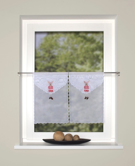 HOME WOHNIDEEN Vorhang »ELG«, Fensterbilder Voile