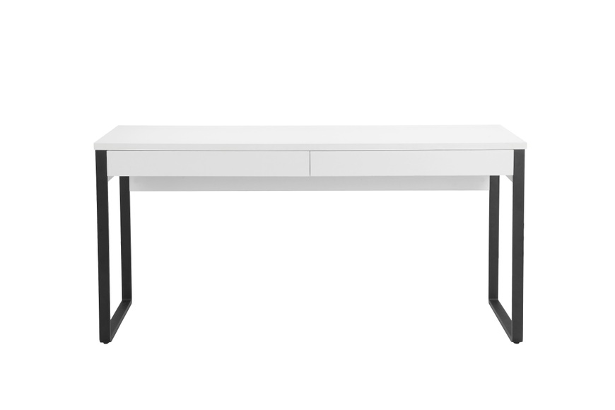 Places of Style Schreibtisch »Moid,«, Breite 160 cm, mit Metallbeinen & 2 Schubladen