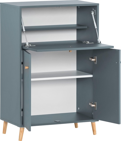 Schildmeyer Schreibtisch »Serie 500«, Breite 65,2 cm, Sekretär Aktenschrank mit ausklappbarer Schreibplatte