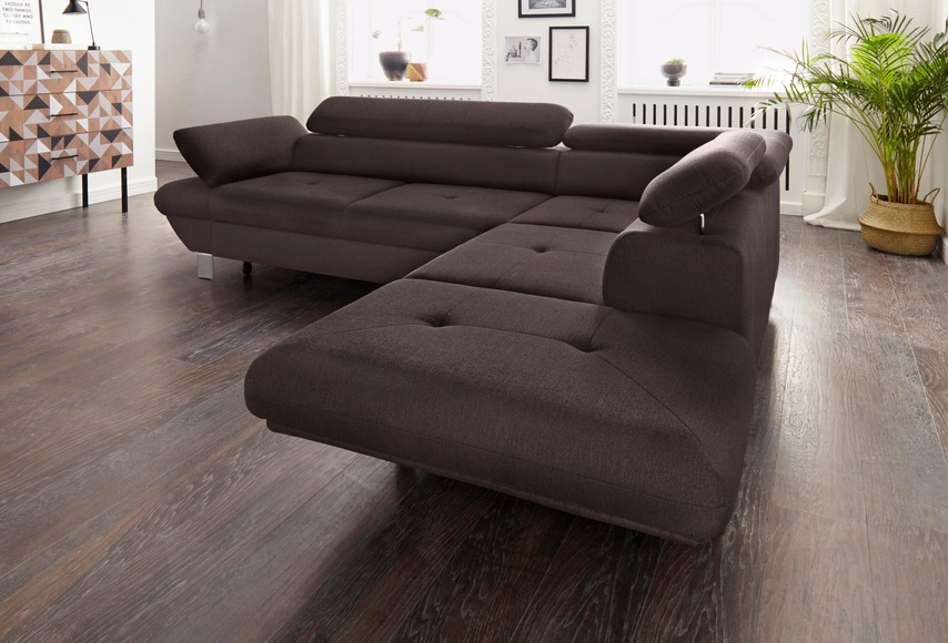 exxpo - sofa fashion Ecksofa, wahlweise mit Bettfunktion