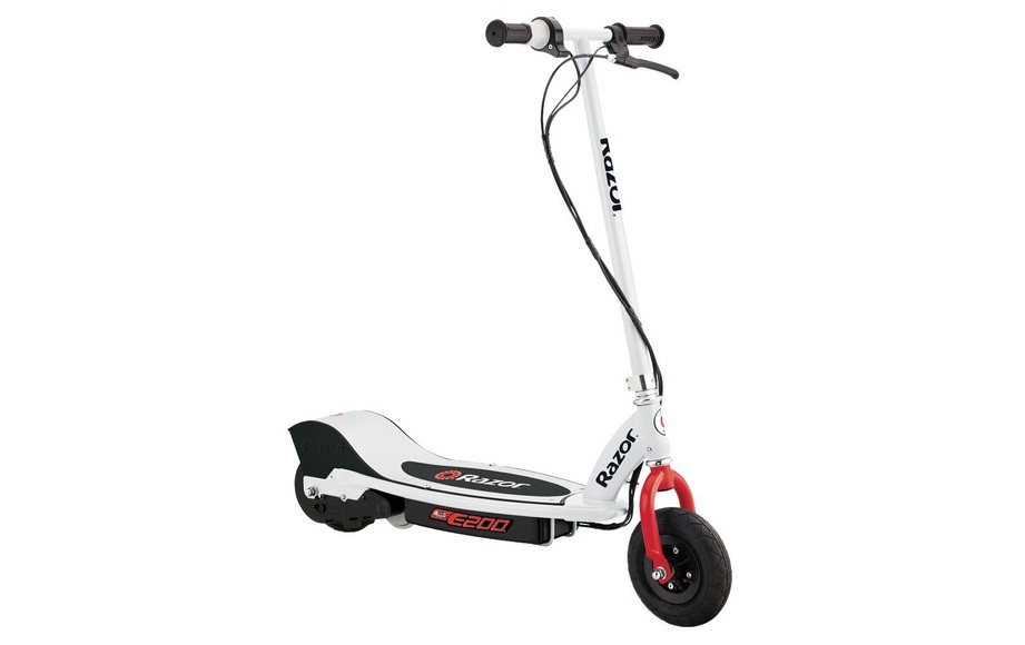 Razor E200 - Elektro Roller (Weiss/Rot)