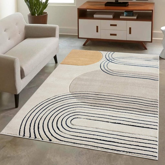 Carpet City Teppich »BONITO 7157«, rechteckig, Flachflor, Hochtief-Muster/ 3D-Effekt, Wohnzimmer