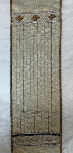 HOSSNER - ART OF HOME DECO Gardine »Zürichsee«, (1 St.), Schlaufenschal im besonderen Design