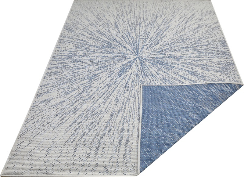 freundin Home Collection Teppich »Aura«, rechteckig, 5 mm Höhe, In-und Outdoor geeignet, Wohnzimmer, Balkon, Terrasse, Garten, Strapazierfähig und pflegeleicht, Flachgewebe
