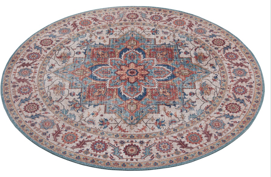 Teppich, »Anthea«, NOURISTAN, rund, Höhe 5 mm, maschinell gewebt
