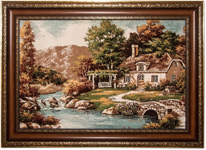 morgenland Wandteppich »Bild-Teppich Figurativ 85 x 60 cm«, rechteckig, 0,6 mm Höhe, besonders weich durch Microfaser