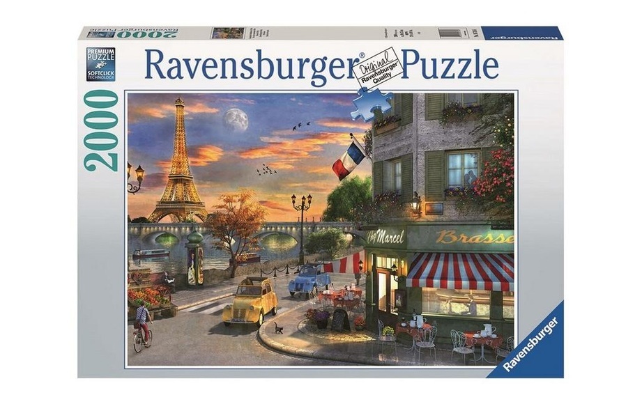 Ravensburger Puzzle 16716 - Romantische Abendstunde in Paris -Puzzle für Erwachsene und Kinder ab 14 Jahren