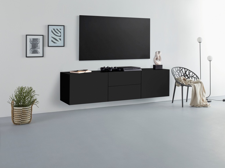 borchardt Möbel Lowboard »Sophia«, Breite 139 cm mit 2 Schubkästen, stehend und hängend