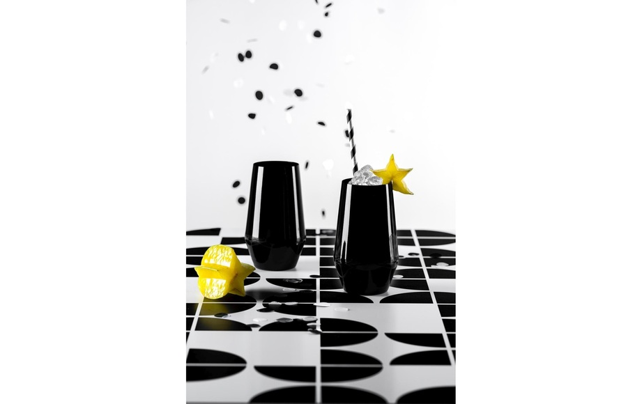 LEONARDO - Gläser-Set ETNA - schwarz - Glas - 13 cm