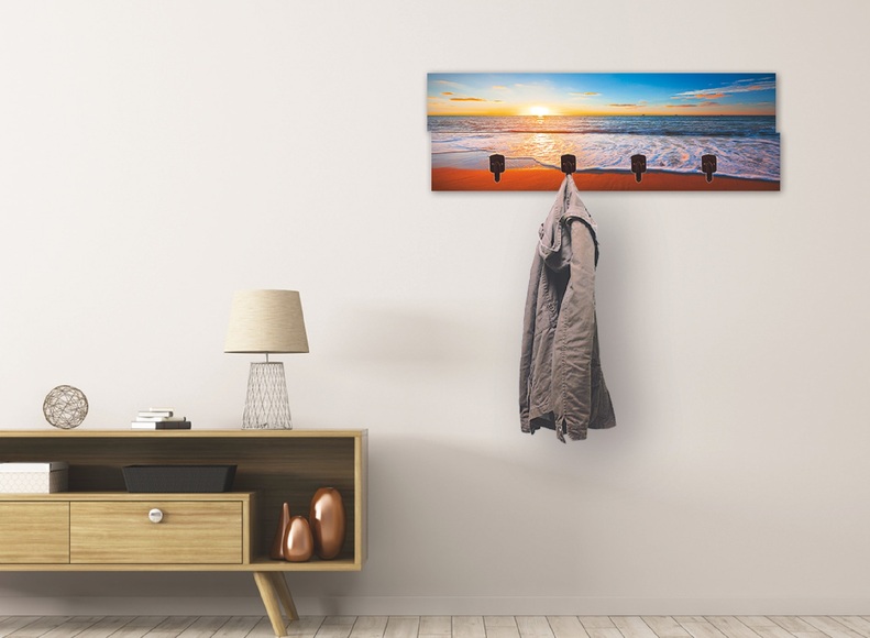Artland Garderobenpaneel »Sonnenuntergang und das Meer«