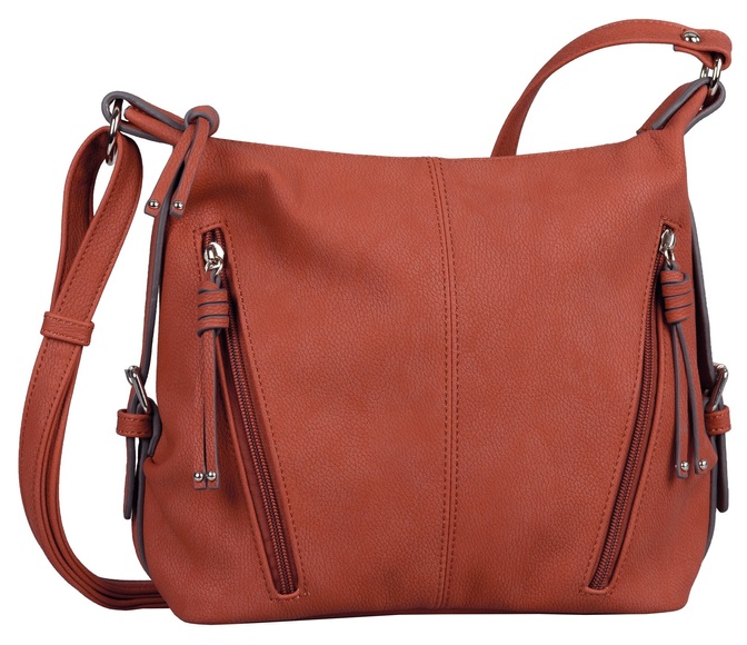 Crossbody Bag Damen Bordeaux ONE SIZE