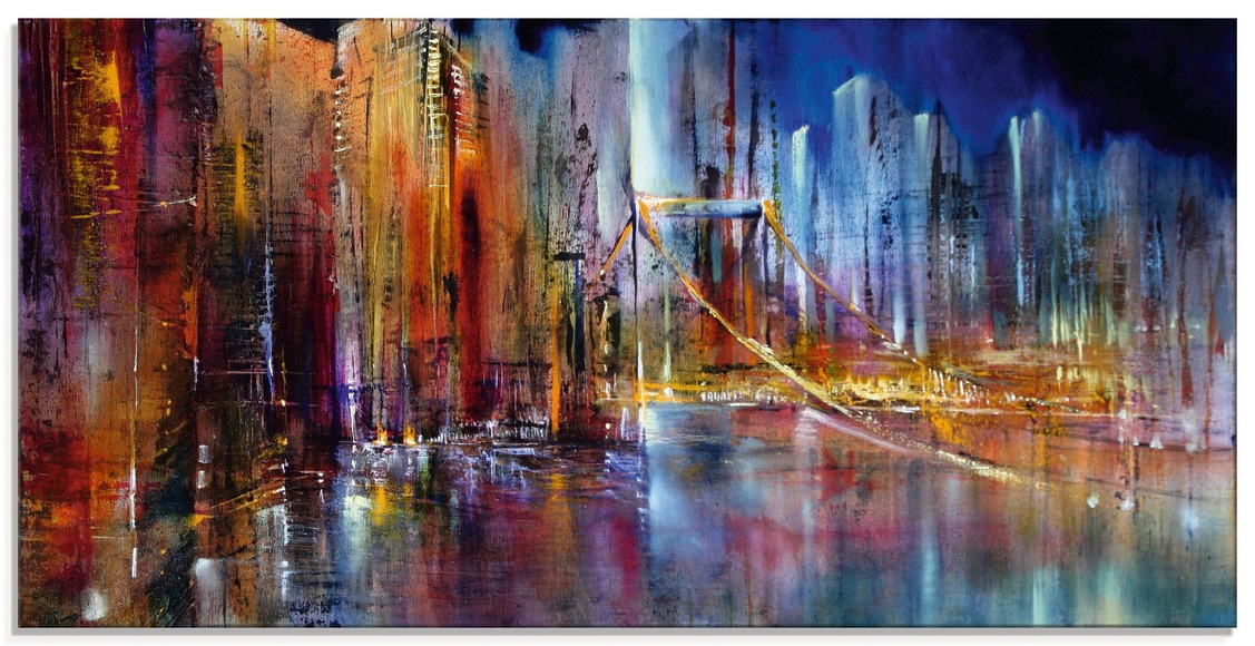 Artland Glasbild »Stadtansicht I«