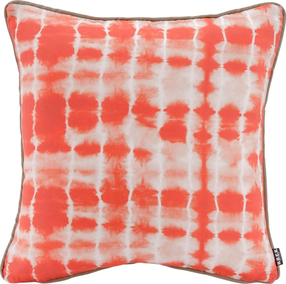 H.O.C.K. Dekokissen »Badu Batik Midnight Outdoor«, mit Keder, Kissenhülle mit Füllung, 1 Stück