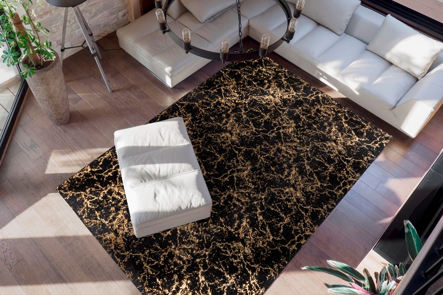me gusta Teppich »Bijou 225«, rechteckig, 20 mm Höhe, Glanz Effekt, Wohnzimmer