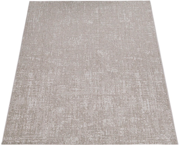 Paco Home Teppich »Waregem 626«, rechteckig, Flachgewebe, meliert, In- und Outdoor geeignet, Wohnzimmer