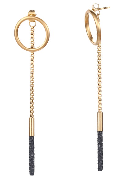 Kingka Paar Ohrstecker »KOURI Stardust, SE8504GBK«