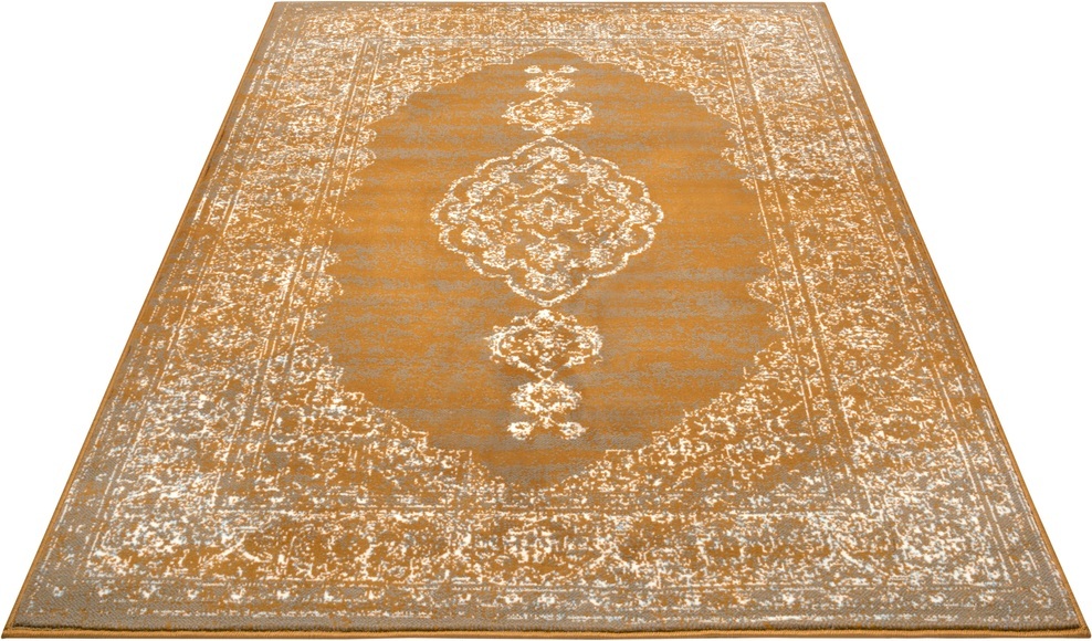 HANSE Home Teppich »Meridional«, rechteckig, 9 mm Höhe, Weicher Flor, Orient Design, ringsum gekettelt, strapazierfähig, pflegeleicht, Wohnzimmer, Schlafzimmer, Büro, aus der EU
