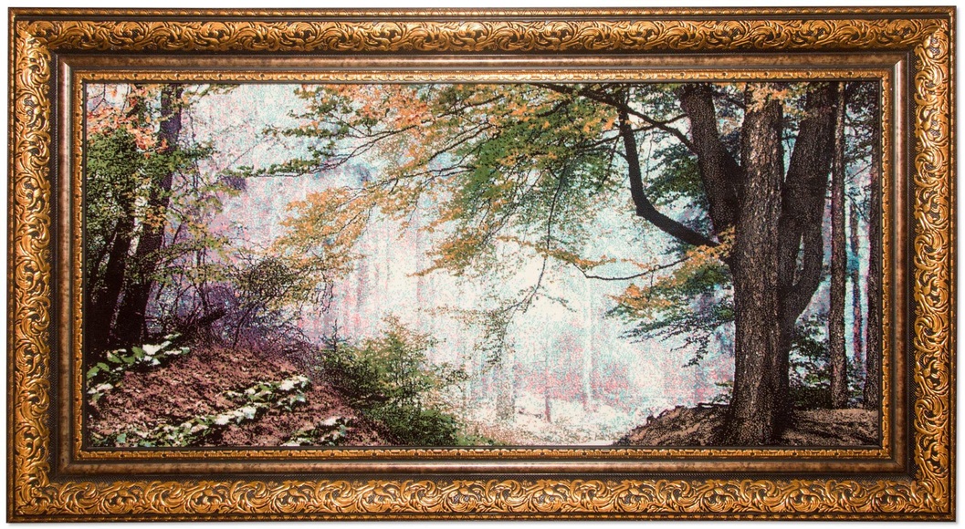morgenland Wandteppich »Bild-Teppich Figurativ 113 x 64 cm«, rechteckig, 0,6 mm Höhe, besonders weich durch Microfaser