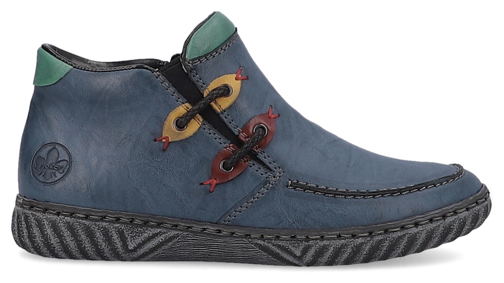 Rieker Schlupfboots, mit Kontrastdetails