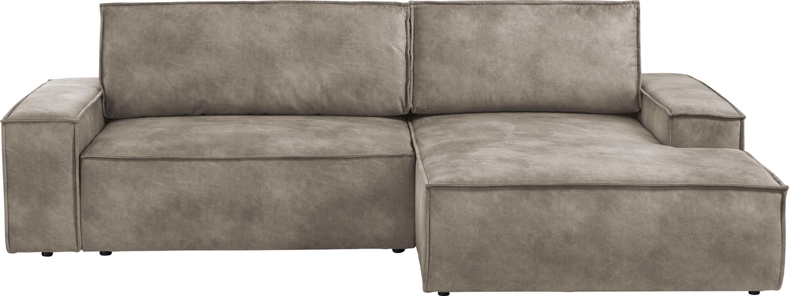 Home affaire Ecksofa »SHERWOOD«, mit Bett-Funktion (Liegefläche 210x136 cm), mit 2 losen Rückenkissen