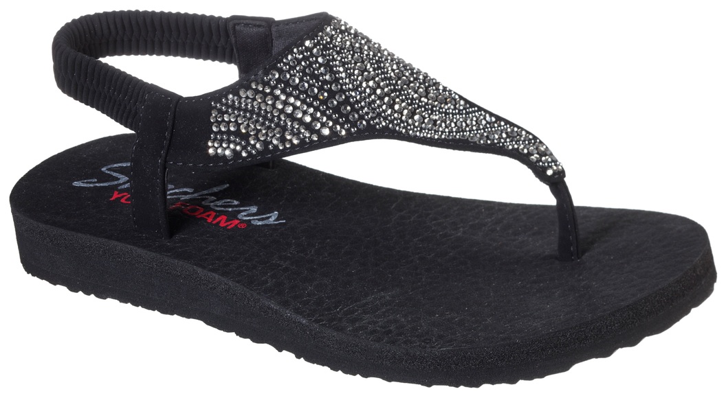 Zehentrenner Sandale Mitobuckmaterial schwarz