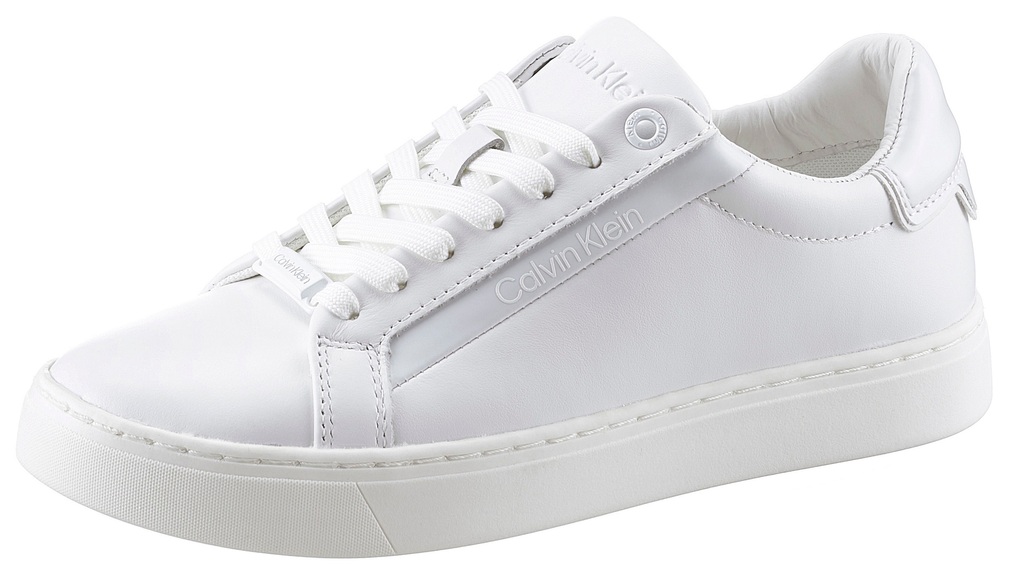 Calvin Klein Plateausneaker »LOGO CUPSOLE LACE UP«, mit vielen Logoschriftzügen