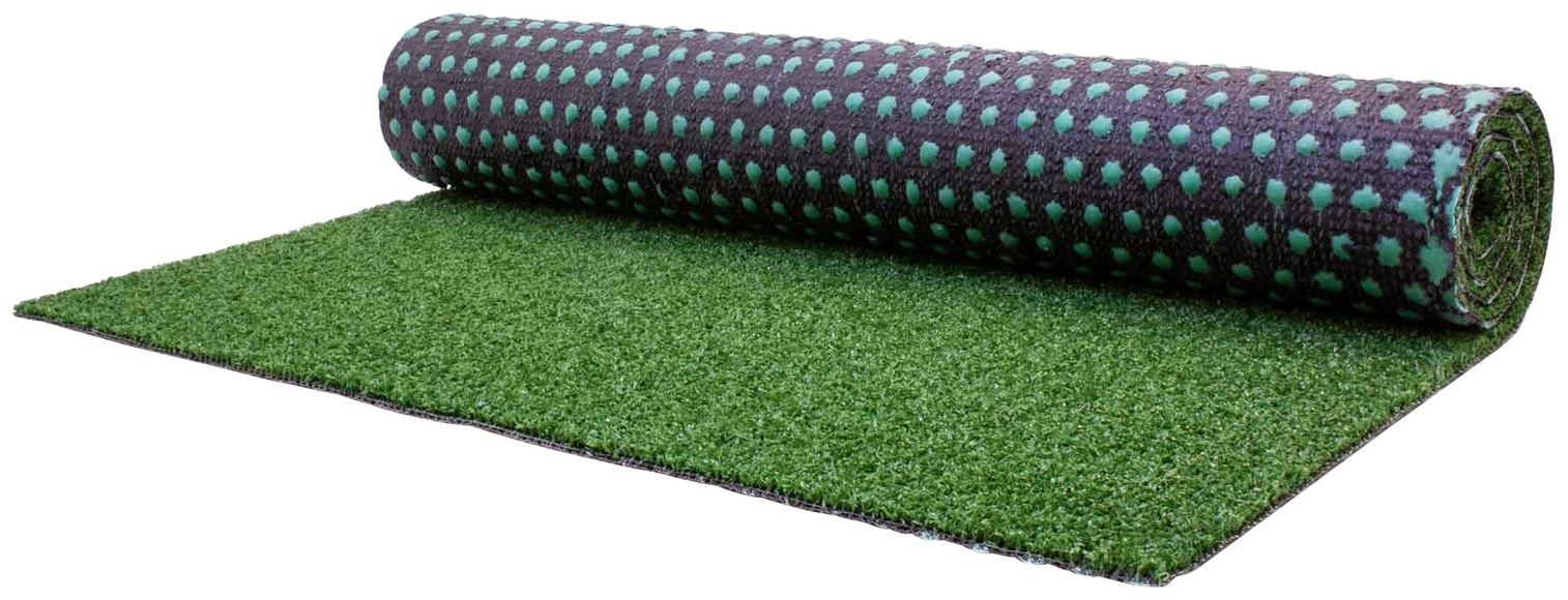 Primaflor-Ideen in Textil Kunstrasen »WIMBLEDON«, rechteckig, 7 mm Höhe, Rasenteppich, mit Noppen, strapazierfähig, wasserfest, UV-beständig, witterungsbeständig, In- und Outdoor geeignet, ideal für Balkon & Terrasse