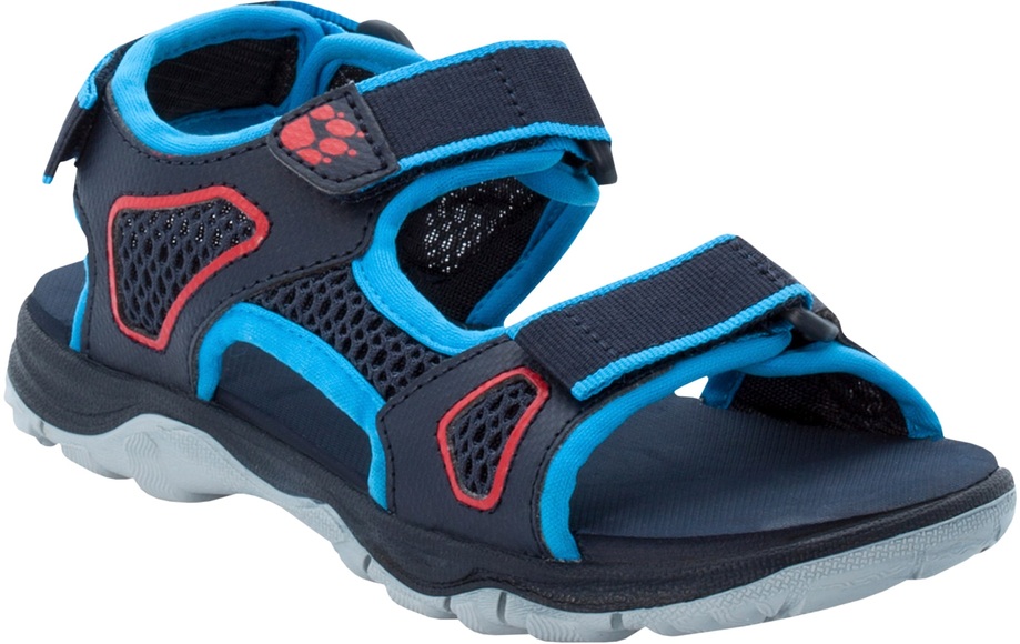 Jack Wolfskin Outdoor-Sandale Kinder Taraco Beach Sandal Kids 40 blau blue / red