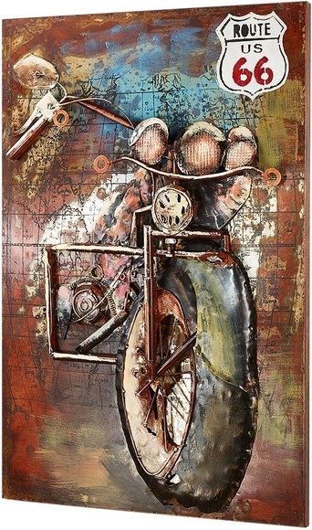 Home affaire Metallbild »3D ROUTE 66«