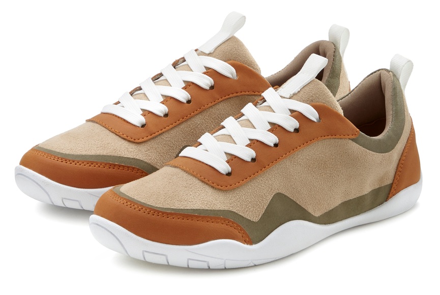 LASCANA Sneaker, superleicht mit ultraflacher flexibler Sohle VEGAN