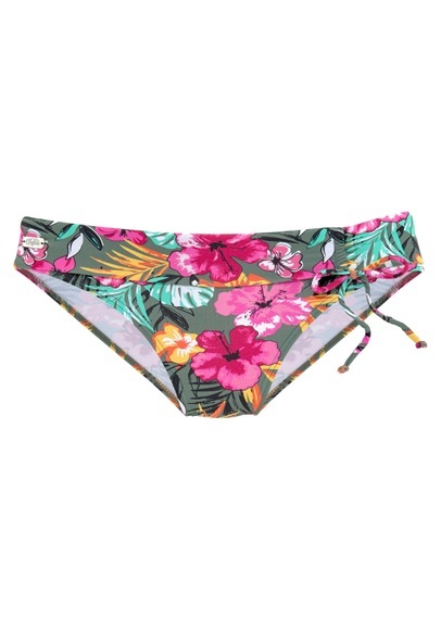 Lascana Bikini Unterteil, Slip Damen Olivegrün 34