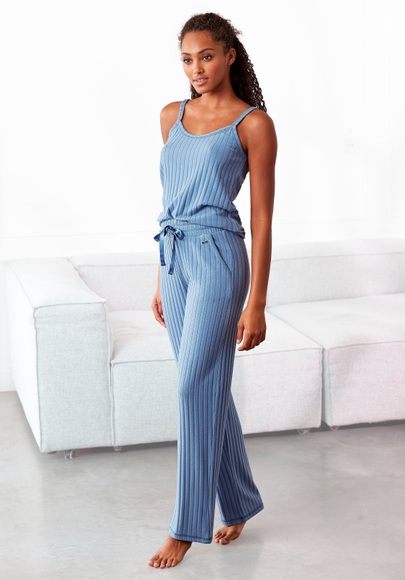 Hose Damen Blau 34