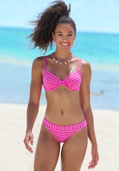 Vivance Bügel-Bikini, im Steifen-Design