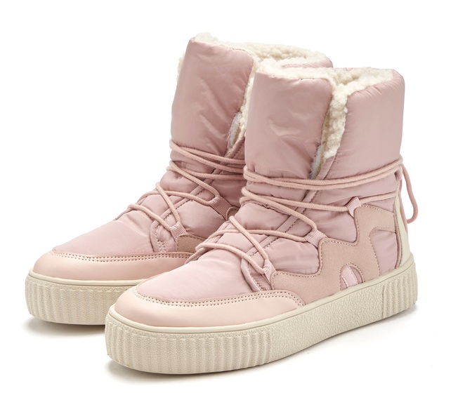 LASCANA Winterboots, mit Warmfutter zum Schnüren