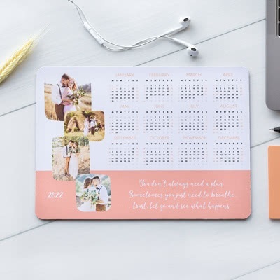 Mousepad mit Kalender