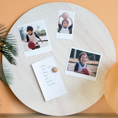 Foto-Magnetsticker Retro Hochformat - 12er Set
