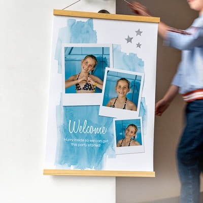 Willkommen-Poster