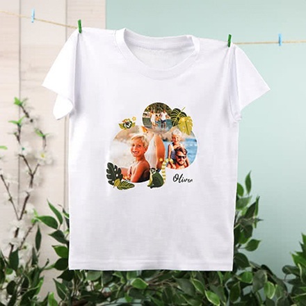 Kinder T-Shirt Weiss Rückseite 9 bis 11 Jahre zur Kommunion
