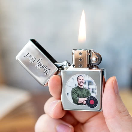 Feuerzeug mit Foto personalisiert zu Weihnachten