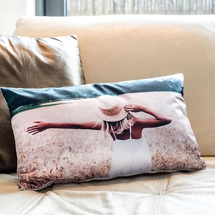 Kissenbezug mit Foto personalisiert (30x50, 1-seitig bedruckt, Polyester) zum Vatertag