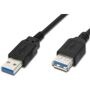 M-Cab 7001168 3m USB A USB A Männlich Weiblich Schwarz USB Kabel
