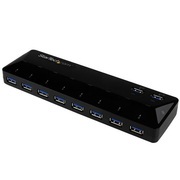 StarTech.com 10 Port USB 3.0 Hub mit Lade- und Sync Port - 2 x 1,5A Ports