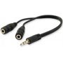 Equip 147941 - Audio-Split-Kabel, 1 x Stecker zu 2 x Buchse